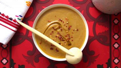 Recette de soupe de pois cassés au cumin